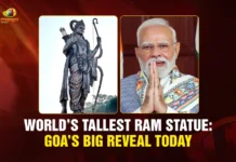 Goa’s Grand Moment: PM Modi to Unveil 77-Ft Lord Ram Bronze Statue Toda