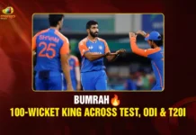 Bumrah Makes History — First Indian to Claim 100 Wickets in All Three Formats Bumrah🔥