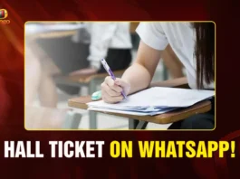 Hall Ticket on WhatsApp!