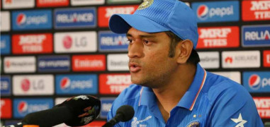 Dhoni losses control after winning