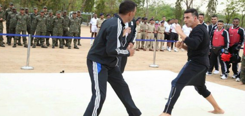 Watch: Akshay Kumar spends day with IPS officers at Hyderabad