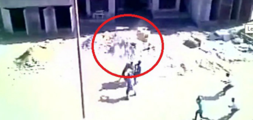 leopard attack was caught on camera in Meerut Uttar Pradesh