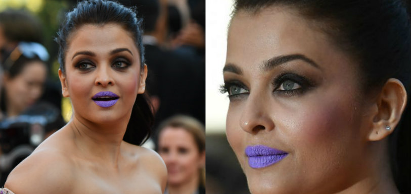 Cannes 2016: Aishwarya Rai Bachchan Flaunts Purple Lips, Twitter Trolls - Mango News