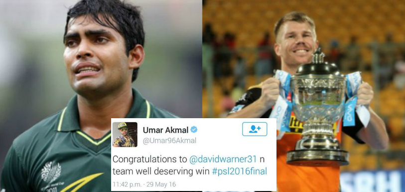 Umar Akmal Congratulated Sunrisers For Winning Pakistan Super League - Mango News