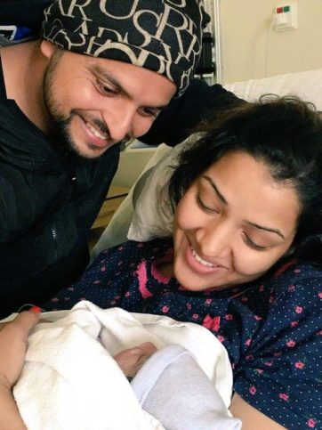 Suresh Raina with Wife Priyanka welcomes daughter
