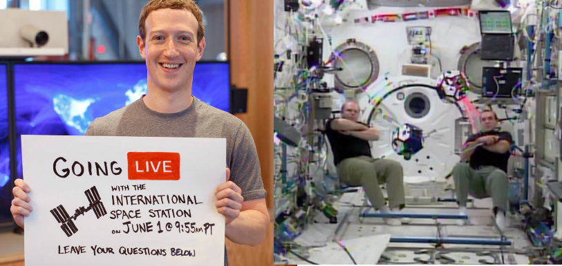 Mark Zuckerberg hosts Facebook live chat with astronauts in space - Mango News