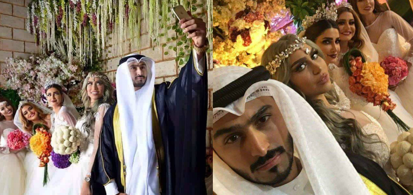 In Pics: Kuwaiti Man Ties Knot With Four Women In Same Day - MANGO NEWS