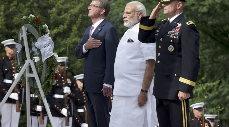 Ash Carter, Bradley Becker, Narendra Modi