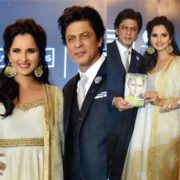 SRK Launches Sania Mirza's Autobiography 'Ace Against Odds'