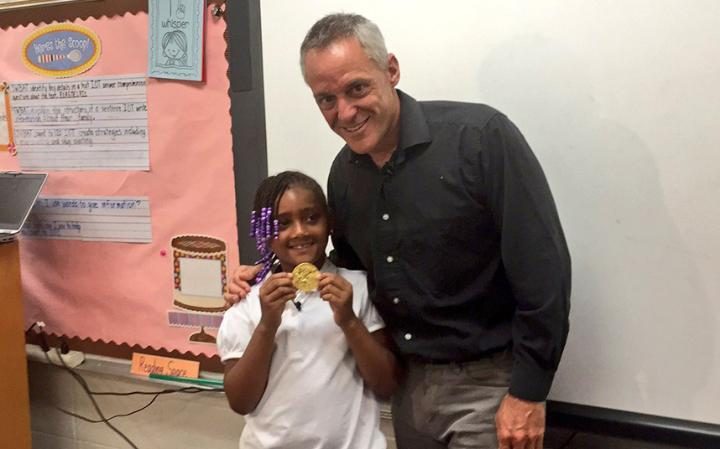 Joe Jacobi with Chloe Smith