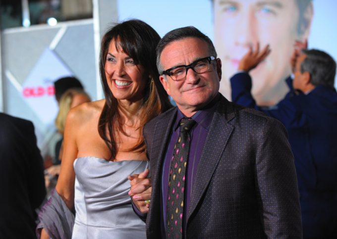 robbin williams and his wife