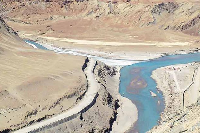 The Indus water treaty that was formed in 1960 stated India can use only 20% of Indus river water