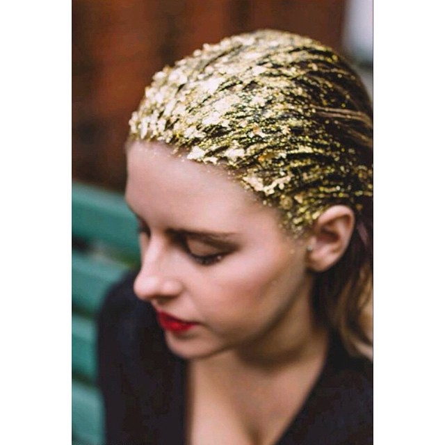 gold hair style 1