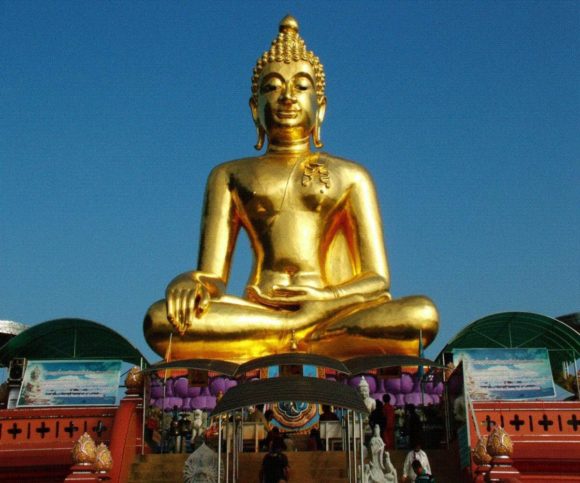 The 302 feet tall sitting Buddha statue, also called the Great Buddha at Thailand is the world's highest sitting structure.