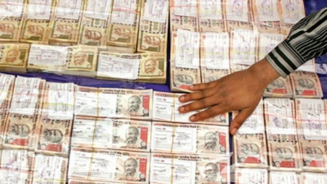 Rs.95 crore was seized by the Income Tax officials in old demonetised denominations of Rs.500 and Rs.1000 notes