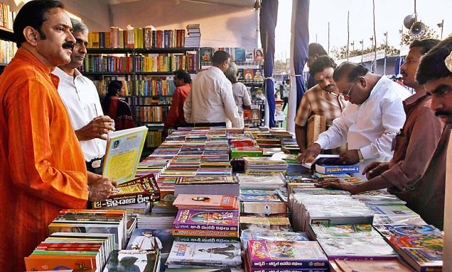 The book fair caters to various languages of audience.