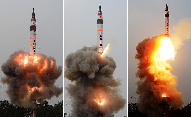 agni 5 test launches