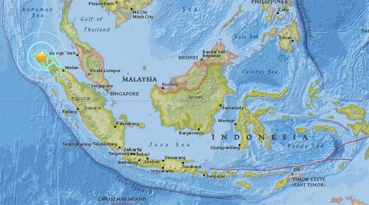 The earthquake originated undersea and had highest affect in the Aceh province, Indonesia 