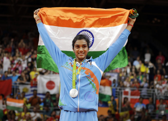 PV. Sindhu won Silver at the Rio Olympics