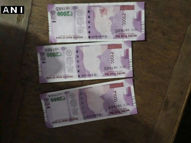 The Rs.2000 notes without Gandhi Ji on them. Photo Credit: ANI