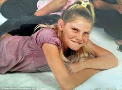 Hayden Cross as a girl