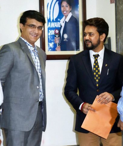 Sourav Ganguly emerged as a strong contender for replacing BCCI Chief Anurag Thakur. 