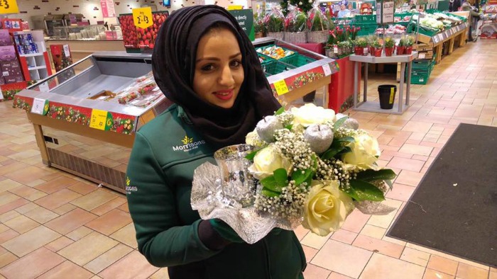 Mariam was working as sales officer in UK when she met Noushad.
