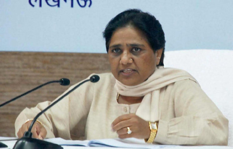 BJP moved EC against BSP chief Mayawati for using caste in politics. 