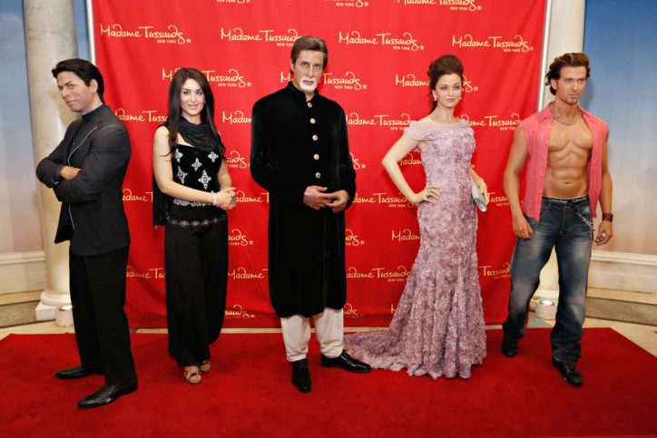 Indian celeb wax figures at New York's Madame Tussauds