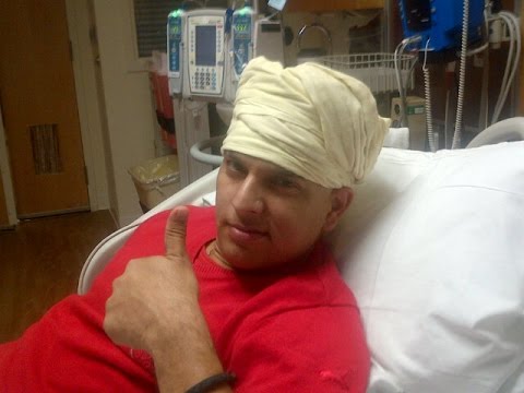 Yuvraj during the days of his battle with cancer.
