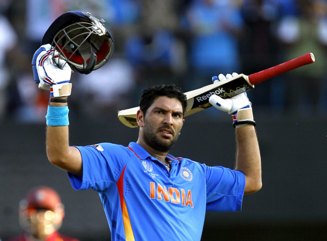 Yuvraj Singh back to T20's after being out of the team for three years.