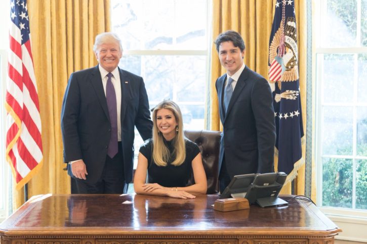 ivanka trump trudeau trump canada us 
