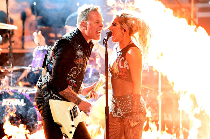 Grammy Awards Metallica and Lady Gaga