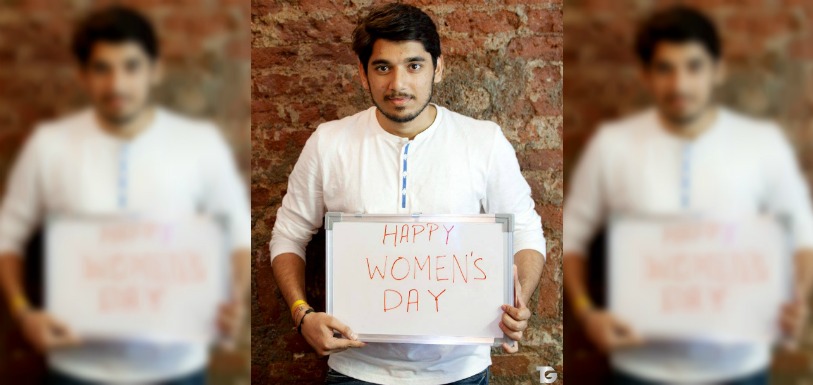 beaking Stereotypes,Guys With Posters on Woments Day,Mango News