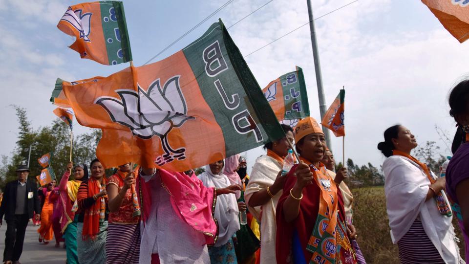 BJP turns the winds,BJP turns winds in Manipur,BJP Amidst High Drama,BJP High Drama,Assembly election 2017, Manipur election result,Manipur election 2017,Bharatiya Janata Party,political news,national news,mango news
