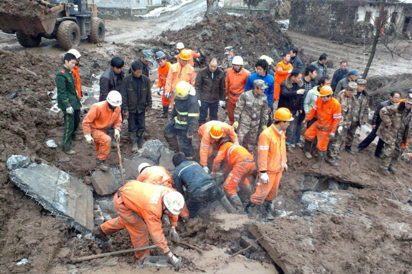 China, Landslide, Sichuan province, village of Xinmo, President Xi Jinping,