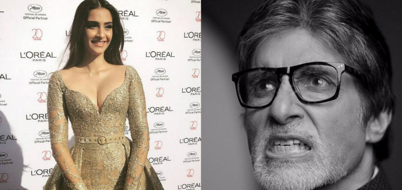 Sonam Kapoor Birthday,Sonam Kapoor Birthday Wish,Amitabh Bachchan Lashes Out At Sonam Kapoor,Sonam Ignored Birthday Wish of Amitabh Bachchan,wishes from superstars to Sonam kapoor