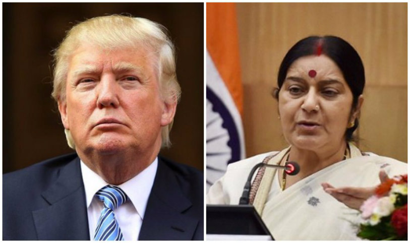 Paris Climate Agreement,Sushma Swaraj Clears Donald Trumps Accusations ,Minister of External Affairs Sushma Swaraj,Sushma Swaraj press conference,international news