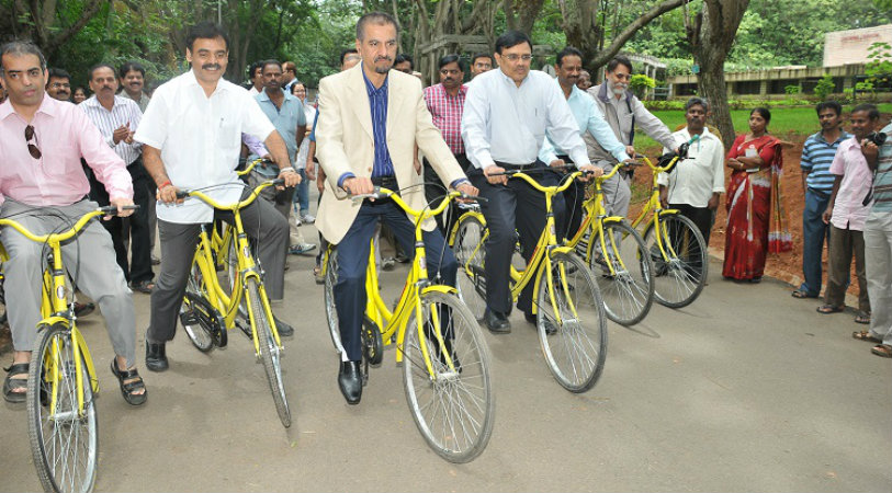 Public Bicycle Sharing,Bicycle Sharing System ,Bangalore Bicycle Sharing System ,Bicycle Sharing System 2017,Central Business District ,Directorate of Urban Land Transport,DULT
