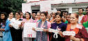 India Protest Tax, Protest Tax on Sanitary Napkins,Federation of India, Federation of India Protest 2017,Protest on Sanitary Napkins,Students Federation of India,Arun Jaitley