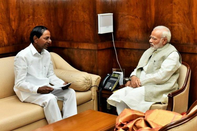 Seeking Defense Land,Telangana CM Meets PM,Telangana news,Cabinet Committee on Security,Strategic Road Development Programme,SRDP,Local Military Authority,Ministry of Defense