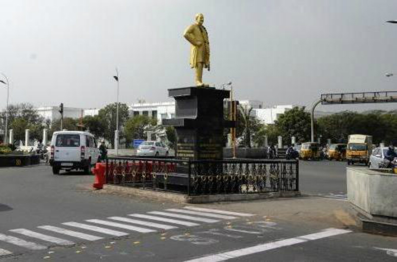 Actor Sivaji Ganesan statue,Sivaji Ganesan statue Shifted To Memorial Hall,legendary actor Sivaji Ganesan statue,Tamil Nadu Government,Chennai Latest Breaking News,Mango News,Chennai Shivaji statue removed