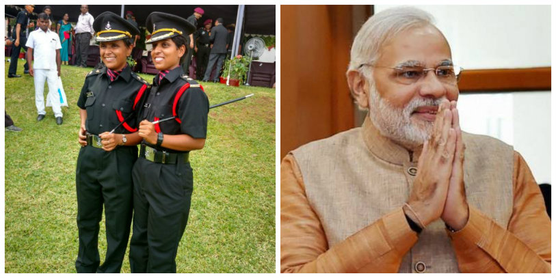 Modi Appreciates Two Female Lieutenants,Prime Minister Modi,Prime Minister Narendra Modi,extraordinary brave women,female soldiers in indian army,Indian Army brave women officers,Prime Minister Narendra Modi,Mango News,Latest Political News