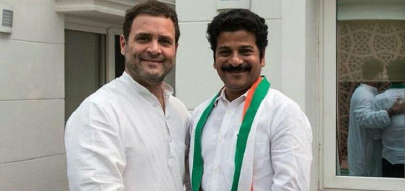 Revanth Reddy Officially Joins Congress,Mango News,India Political News 2017,Revanth Reddy Joins Congress Party,2019 General Elections,TDP Leader Revanth Reddy Joins Congress Party In Delhi,Revanth Reddy Latest News,Revanth Reddy Official Joins Congress Ceremony at Rahul Gandhi Residence