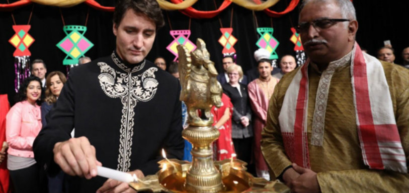 Canada Prime Minister Called Out On Diwali Wishes,Mango News,Canada Today News,Canada Prime Minister Justin Trudeau News,Justin Trudeau Celebrates Diwali 2017,Canada PM Justin Trudeau Celebrates Diwali Mubarak,Canadian PM Diwali Wishes on Twitter