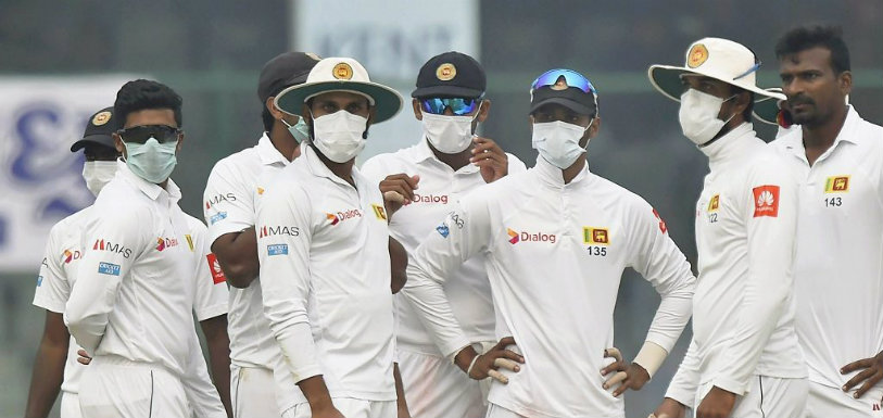 Sri Lankan Cricket Team Affected By Delhi Pollution,Mango News,Delhi Pollution Live Updates,Sri Lankan Cricket Team About Delhi Pollution,BCCI President CK Khanna,Delhi Air Pollution Latest News,Sri Lankan Cricket Team wear Pollution Masks,Sri Lanka Cricket Updates 2017
