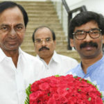 Telangana CM KCR Met Former Jharkhand CM Soren,Mango News,Breaking News Headlines,India News Live Updates,Telangana Latest News,Telangana Chief Minister KCR,ormer Jharkhand Chief Minister Hemant Soren,Jharkhand Mukti Morcha Leader visit Hyderabad,JMM Leader Met CM KCR at Pragati Bhavan,Congress President Rahul Gandhi