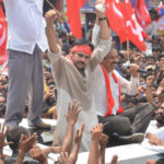 Jana Sena Chief Pawan Kalyan Padayatra In Vijayawada,Mango News,Breaking News Headlines,India News Live Updates,Pawan Kalyan Padayatra Live Updates,Political Parties CPI,Pawan Kalyan Padayatra Start at Benz Circle,Andhra Pradesh Chief Minister Chandrababu Naidu,Jana Sena Party Chief Padayatra