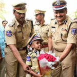 Hyderabad Terminally Ill Boy Made Police Commissioner For a Day,Mango News,Breaking News Headlines,India News Live Updates,Hyderabad Breaking News,Six Years Old Boy Made Police Commissioner For A Day,Terminally Ill Boy as Hyderabad Commissioner for one day,6 Years Boy One Day Police Commissioner