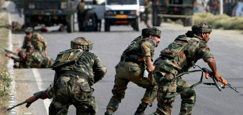 Terrorists Attack Army Camp In J&K,Mango News,Breaking News Headlines Today,India News Live Updates,Terrorists Attack Army Camp in Pulwama,Kakapora Army camp,Massive Terrorists Attack in Kashmir,Jammu and Kashmir Breaking News,Kashmir Pulwama